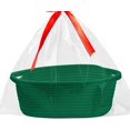thumbnail image 2 of Woven Fruit Basket Cotton Rope Material Decorative Storage Container For Sewing Kits Green, 2 of 5