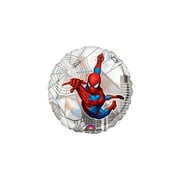 18 inch spiderman spider sense clearly metallic balloon