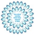 thumbnail image 4 of Uxcell 10x5mm Acrylic Flat Back Navette Horse Eye Crystal Gems, Blue 300Pcs, 4 of 6