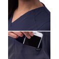 thumbnail image 4 of Adar Pro Scrubs For Women - Tailored Peplum Scrub Top, 4 of 6
