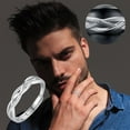 thumbnail image 1 of Anillos para mujeres, regalos para mujeres, anillos entrelazados para hombres, anillos de cadera chapados en oro, anillos abiertos., 1 of 5