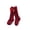 Red, variant on Gureui Newborn Infant Baby Girls Tube Socks Solid Color Bowknot Letter Printing Fashion Breathable Warm Mid Stockings