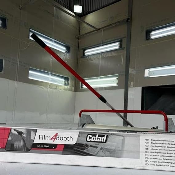 Colad Film4Booth Protective Film Roll for Walls of Automotive Spray Paint Booth 6860