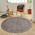 thumbnail image 2 of Casavani Tapis Fait à la Main Indien Tapis sur Mesure, Brun 7x7 Pi, 2 of 6