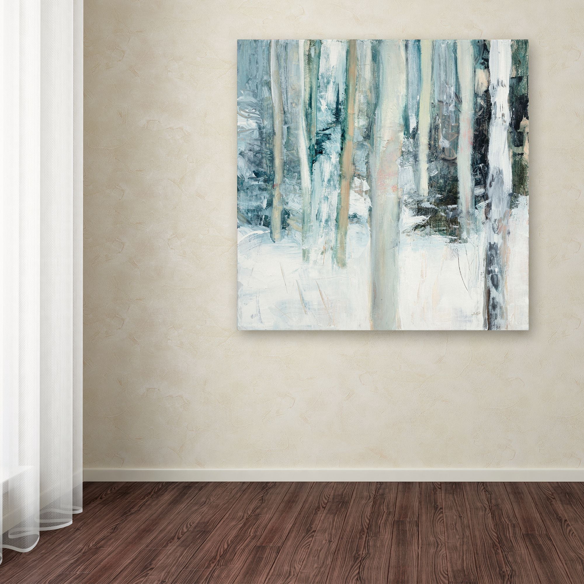 Trademark Fine Art 'Winter Woods I' Canvas Art by Julia Purinton