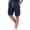 Navy&02#0423A, variant on Mens Cargo Short Elastic Waist Men Shorts Athletic Big and Tall Lightweight Sports Hiking Men Bermuda Shorts with Pockets Black S