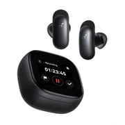 Anker soundcore Liberty 5 Pro Max, AI Note-Taker, Whisper-Clear Calls, Noise Cancelling Wireless Earbuds, 1.78" AMOLED Display, 5 Mins Charge = 4 Hrs Playtime, AI Meeting Transcription for Business