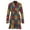 CL3, variant on African Women's Bodycon Dress V Neck Shirt Dress Elasticated Ankara Dresses African Print Strentch Long Sleeve Party Dresses WY10859