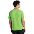 thumbnail image 4 of Gildan Short Sleeve T-Shirt for Men, Heavy Cotton Crewneck Classic Shirt, Lime Tee, XL, 4 of 5