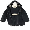 thumbnail image 3 of Conjuntos de Entrenamiento de 2 Piezas para Mujer, Conjuntos de Salón A Juego, Sudadera con Cremallera y Falda, Ropa de Gimnasio, Conjuntos de Yoga Negro XXL, 3 of 7