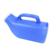 Manunclaims Urinals for Men 1000ML/32oz, Plastic Urine Bottles for Men, Spill Proof Screw Cap Lid, Portable Male Urinals, Urinal Bottle for Car, Elderly & Incontinence