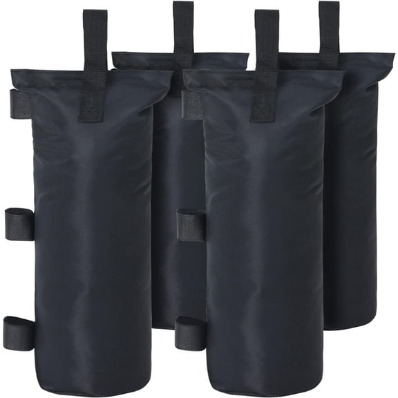 4 Pack Canopy Weight Sand Bags, Heavy Duty Oxford Fabric Sandbags for Pop Up Tent, Gazebo, Awning, Outdoor Patio Canopy Stabilizer Weights