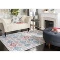 thumbnail image 4 of SAFAVIEH Brentwood Amadine Geometric Area Rug, Cream/Blue, 8' x 10', 4 of 10