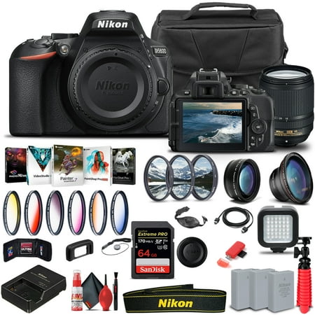 Nikon D5600 DSLR Camera W/ 18-140mm Lens 1577 - Advanced Bundle