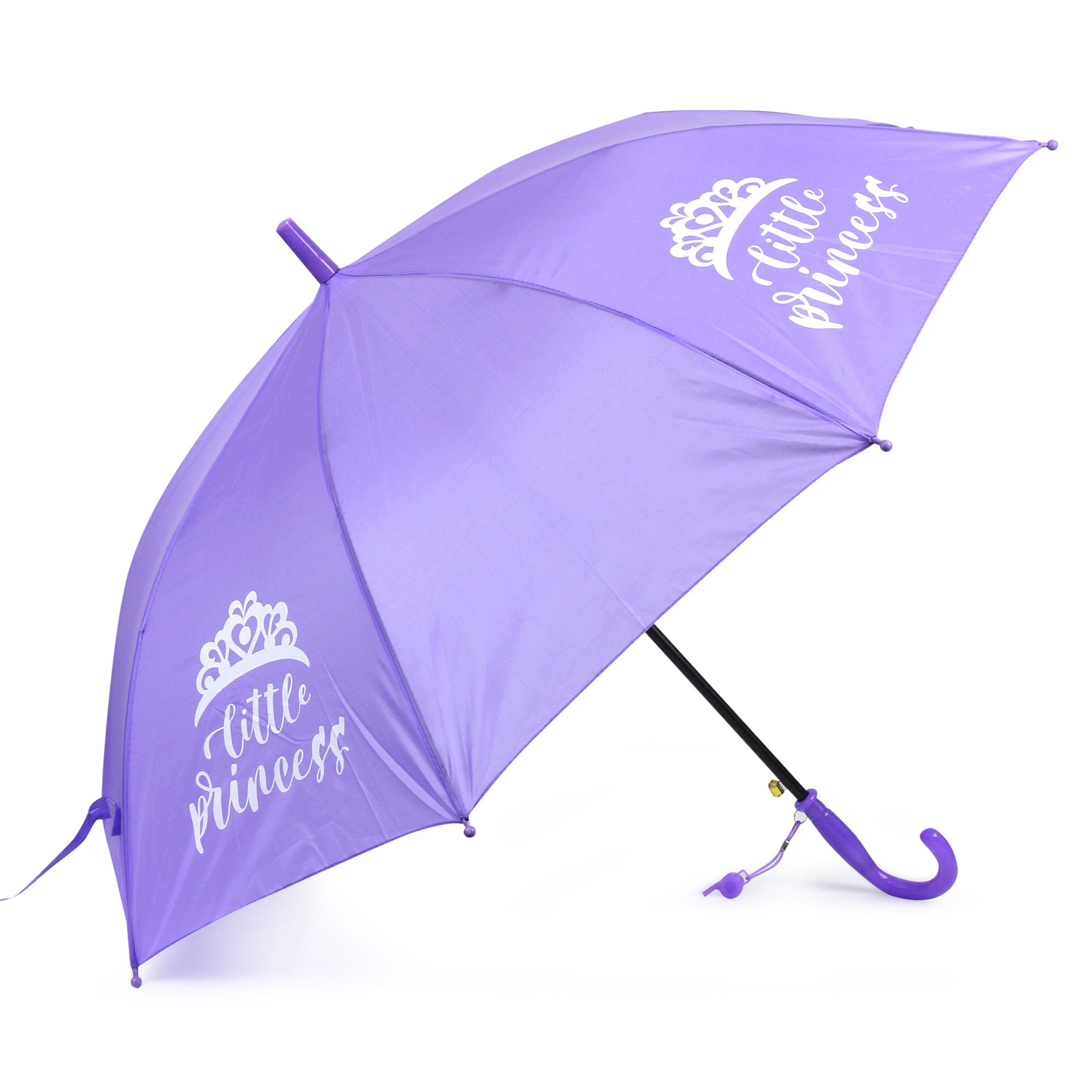Portable Lightweight Purple Princess Children Kids Rain Umbrella by