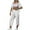 White, variant on Women's 2 Piece Outfits Long Sleeve Pullover Tops and Joggers Pants Lounge Sets Fall Winter Tracksuit Sportswear (XL, White)