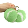 thumbnail image 5 of shyuyusa Cute Fluffy Tennis Keychain Plush Pendant Ball Key Rings Soft Pompom Keychain For Backpack Handbag Purse Charms, 5 of 6