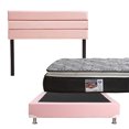 thumbnail image 1 of Colchón Matrimonial + Box Pink + Cabecera Logan Spring Air Dicasa Omega, 1 of 8