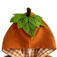 thumbnail image 5 of Gunia Baby Pumpkin Outfit Boys Halloween Outfit Toddler Hooded Sleeveless Vest Plaid Shorts 2 Piece Clothes,Size 0-5 Years, 5 of 7