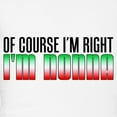 thumbnail image 3 of CafePress - I'm Right I'm Nonna Pajamas - Women's Light Pajamas, 3 of 4