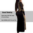 thumbnail image 2 of Vestido PORRCEY Hot Drilling Craft Sexy de manga larga para mujer, 2 of 6