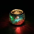 thumbnail image 3 of Portavelas de Cristal de mosaico BLESIY 4 Piezas, 3 of 8