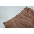 thumbnail image 2 of Womens Sweatsuits 2 Piece Set Casual Winter Long Sleeve Hoodie Loose Wide Leg Sweatpants Fall Tracksuit Solid Color Casual Thickened Sports Hoodie Set Coffee-Colored L, 2 of 6