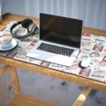 thumbnail image 3 of Long Mouse Pads for Desk,Vintage Baseball Elements Pattern Desk Mats on Top Of Desks, Desk Mouse Pad Extra Large with 3mm Non-Slip Base and Stitched Edge for Gaming,Office,Work,Home 35.4"x15.7", 3 of 6