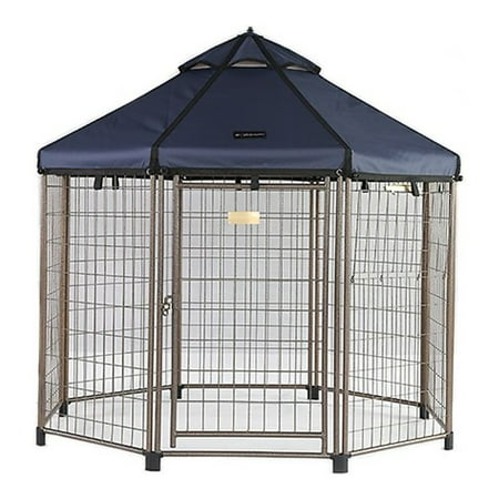 UPC: 0877370001414 | Pet Gazebo 23405CS 5 ft. Pet Gazebo with Cobalt Sky Canopy