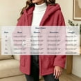 thumbnail image 3 of Fewfanhot Womens Clothes Fleece Sherpa Fuzzy Winter Warm Coat Hooded with Pockets Zip-Up Casual Top, 3 of 8