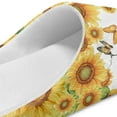 thumbnail image 4 of Uourmeti Frog Butterfly Sunflower House Slippers Soft Plush Fuzzy Comfy Non Slip Indoor Outdoor Shoes Warm Cozy Memory Foam Sole Lightweight For Women Men, 4 of 6