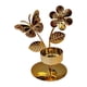 thumbnail image 2 of Candelabro de hierro con un solo cabezal para decoración del hogar, soporte para velas moderno, MESA CENTRO de MESA, adorno para escritorio y sala de Forma de mariposa, 2 of 10