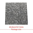 thumbnail image 2 of ziyahi Crystal Rhinestone Ribbon Clothing Accessories Sticker Convenient Using Present Decoration Sheet with Shine Appearance Exquisite black 6 double side tape, 2 of 6