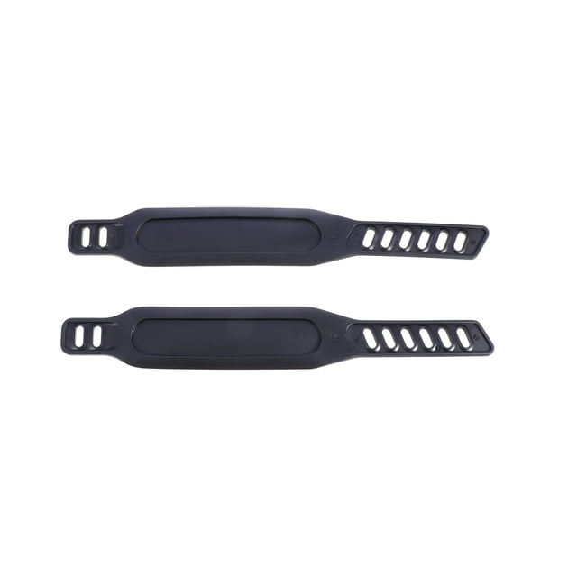 KAKOWELY 2 Pcs Sangles de Pédale de Vélo d'Exercice Sangles de Vélo en Plastique Bande Fixe Réglable, 12.2x"X1.77"X0.12 Pouces
