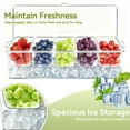 thumbnail image 3 of 14 Pcs Chilled Condiment Server Caddy with Lid,5 Removable Compartments Container,Ice Chilled Fruit Salad Condiment Tray for Bar, Serving and Dishes, 3 of 10