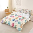 thumbnail image 3 of Erosebridal Kids Easter Rabbits Eggs Duvet Cover Set,Boys Girls Flowers Animal Bedding Full,3-Piece,No Comforter,Microfiber Bedroom Decor, 3 of 5