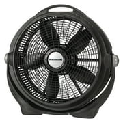 Lasko 20" Wind Machine Air Circulator Floor Fan with 3 Speeds, A20302, Black