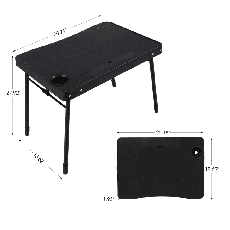 Mainstays 26 in Adjustable Height Personal Folding Table with