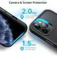 thumbnail image 5 of Designed for iPhone 11 Pro Case, [Support Wireless Charging] Soft Silicone Slim Anti-Scratch Phone Case for iPhone 11 Pro 5.8 inch, Black, 5 of 7