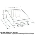 thumbnail image 3 of 11.5"W x 10"D x 5.75"H Divider Bin, 4-Pack, 3 of 8