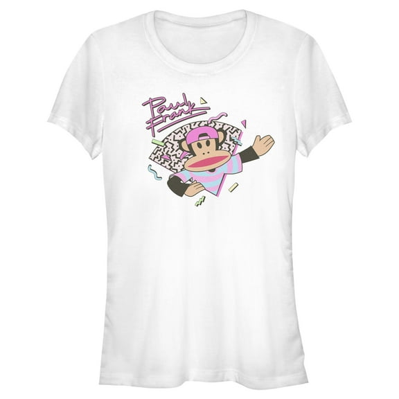 Junior's Paul Frank 90s Julius Graphic Tee White X Large
