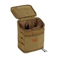 thumbnail image 2 of jinwen Sac de Rangement de Pique-Nique Étui de Transport Multifonctionnel pour Randonnée Sac à Dos Extérieur Kaki, 2 of 9