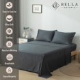 thumbnail image 3 of Juego de sábanas Bella Coterie Luxury de viscosa de bambú tamaño king, 3 of 8
