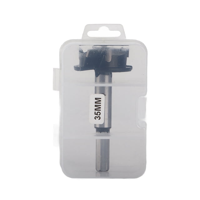 Broca Forstner de 3 hojas de acero aleado de 35 mm, abre agujeros con límite para carpintería