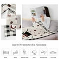 thumbnail image 4 of Christmas Buffalo Throw Flannel Blanket 50x60In Plaid Hat Snowman Super Soft Cozy Bed Blanket, Lightweight Plush Fuzzy Bed Throw for Bedroom Sofa Couch Living Room, 4 of 4