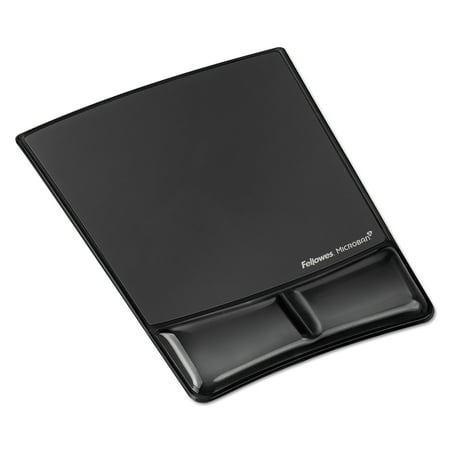 UPC: 0043859536467 | Fellowes Gel Wrist Support w/Attached Mouse Pad Black -FEL9182301