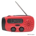 thumbnail image 3 of Radio de manivela de emergencia 2000mAh Radio meteorológica de manivela para supervivencia al aire libre, 3 of 9