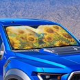 thumbnail image 2 of Yuyamidu Hummingbird Car Sunshade Sunflower Car Window Shade Yellow Front Windshield Sun Shade for SUV Truck Hatchback Automobile Interior Accessories, 2 of 7