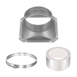 PATIKIL 6 Inch Duct Connector Flange, 2 Pack Metal India