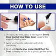 thumbnail image 6 of Seche Clear and Vive Gel Top Coat Nail Polish Duo Pack, Base Coat & Top Coat, 14 mL Each, 6 of 6